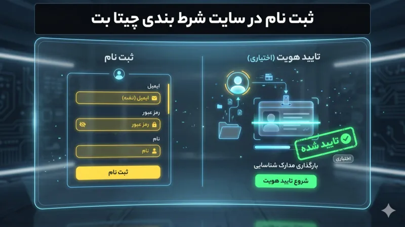 ثبت نام در سایت شرط بندی CheetaBet