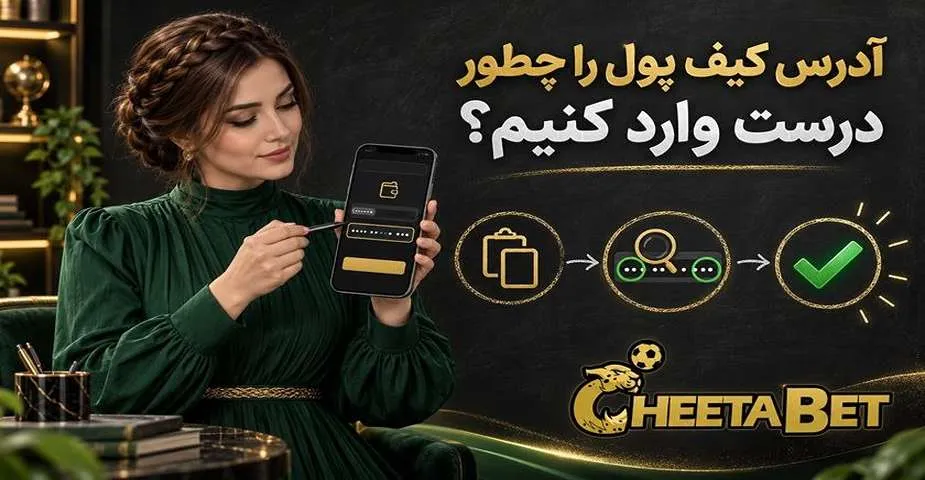 نحوه صحیح وارد کردن آدرس کیف پول